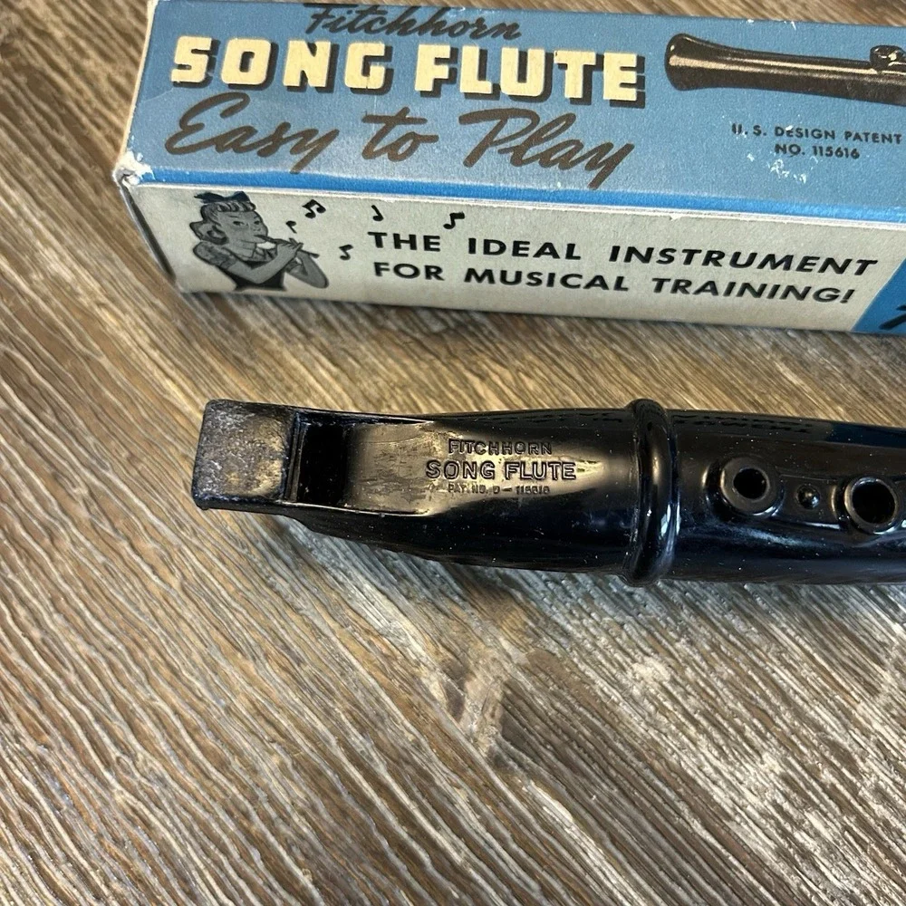 Fitchhorn Song Flute With Original Box‎ Musical Instrument 1944 Fitch